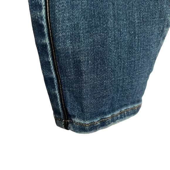 Frame Le High Skinny Jean Tuxedo Piping Serrano Wash Size 24 - Picture 12 of 16